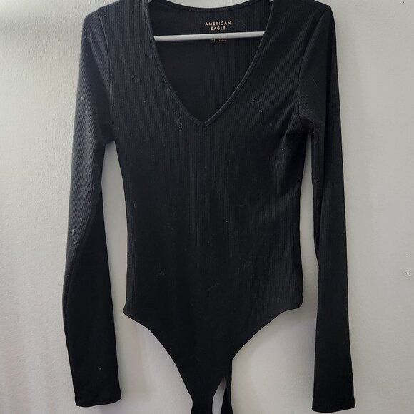 American Eagle Cotton Ribbed Bodysuit sz S - Picture 1 of 1